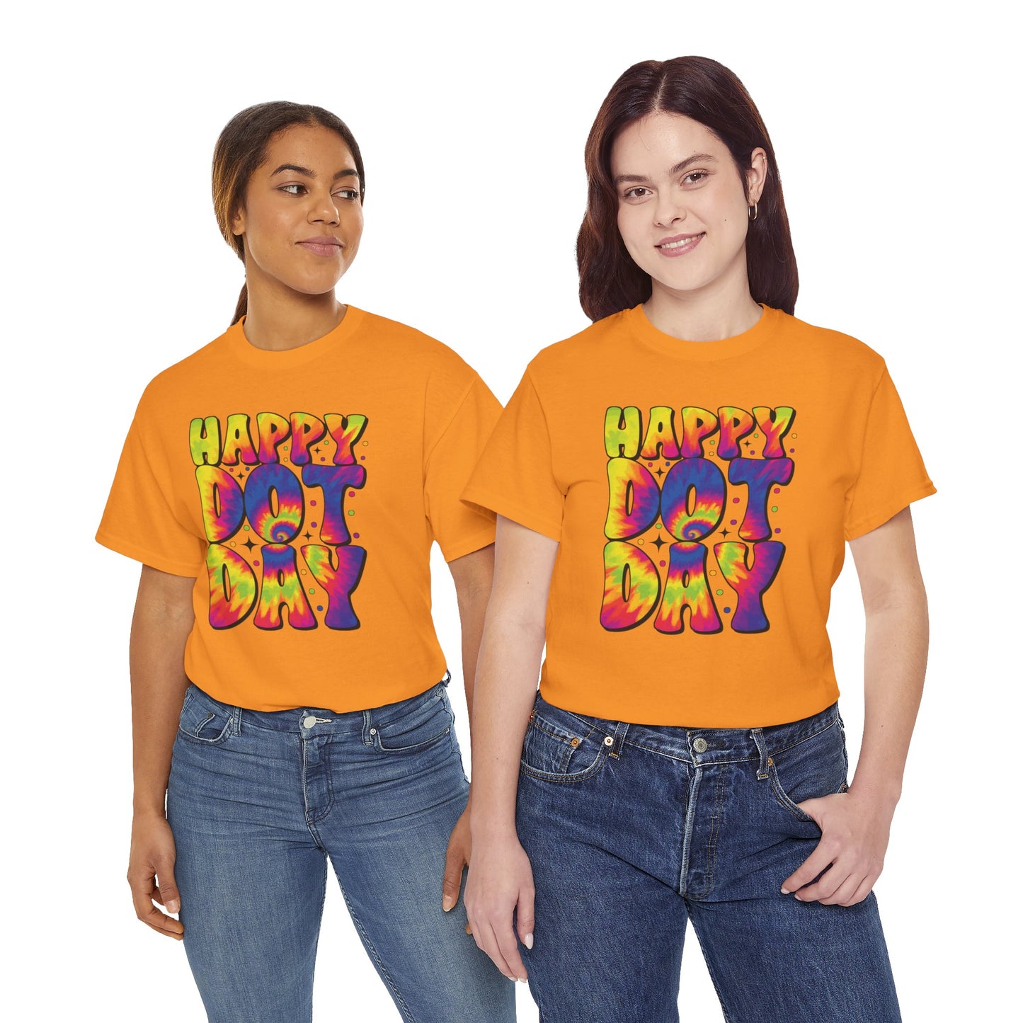 HAPPY DOT DAY - Graphic Unisex Heavy Cotton Tee