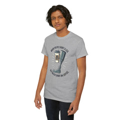 Amputee Coffee Humor - Unisex Heavy Cotton Tee