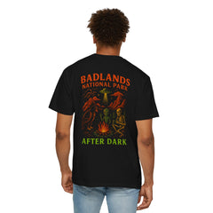 After Dark Collection Badlands National Park Unisex Vintage Tee, rel, Gift for Nature Lovers, Camping Gear, Explorer Shirt
