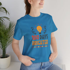 100 Days of School Brighter Teacher Appreciation T-Shirt