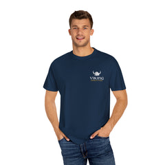 Viking World Tour T-Shirt, Garment-Dyed Apparel, Unisex Graphic Tee, Norse Mythology Gift, Festival Attire, Casual Wear