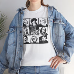 The Brainy Bunch Tee — Vintage Scientist Portraits Graphic T-Shirt