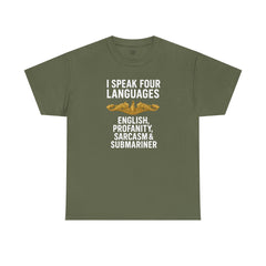 Funny United States Submarine Officer Multilingual T-Shirt