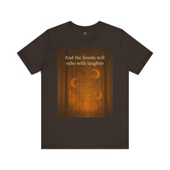 Forest Echoes Short Sleeve Tee - Get The Led Out, Zeppelin Inspirational Nature Design
