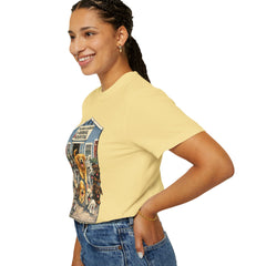 Front Graphic "Who Let the Dogs Out?" Baldwin Harbor Animal Hospital Cute Vet Clinic T Shirt