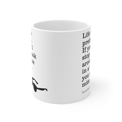 Life Moves Very Fast - Ceramic Mugs (11oz\15oz\20oz) Ferris Beuller / Movie Quote / Unique Gift / Gift for him / Gift for Her / 80s Movie