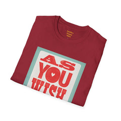 AS YOU WISH -  Unisex Softstyle T Shirt, Christmas Gift, Westley, Buttercup, Princess Bride, Gift for Him, Gift For Her, Iconic Movie Shirt.