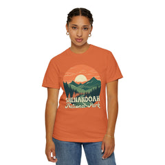 Shenandoah National Park Graphic, Comfort Colors Soft Relaxed Fit Unisex Garment-Dyed T-shirt