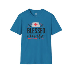 Blessed Nurse - Unisex Softstyle T-Shirt | Nurse Awareness, Medical Apparel, Gift For Her, Scrub Tee, Hospital Staff Gift, Registered Nurse