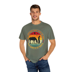Retro Sand In My Boots Cowboy Rodeo - Graphic Comfort Colors Tee Shirt