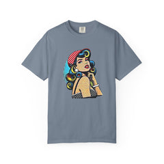 Pop Art Pinup Girl Comfort Colors T-Shirt
