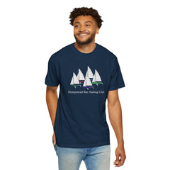 Hempstead Bay Sailing Club T-Shirt — Vintage Sailboat Race Day Tee