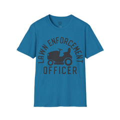 Lawn Enforcement Officer Unisex Softstyle T-Shirt What a unique gift idea for Fathers Day Birthday or any time of the year