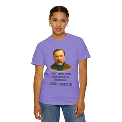Louis Pasteur Portrait Tee – "I didn't create germs, I just warned you about them."