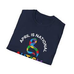 Autism awareness tee, softstyle, unisex autism shirt, short sleeve autism tee, shirt for autism, support autism shirt, gift for autistic kid