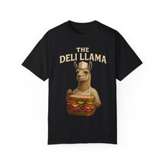 Funny Deli Llama Unisex T-Shirt - Perfect for Foodies and Animal Lovers