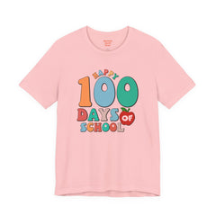 100 DAYS OF SCHOOL - Unisex Jersey Short Sleeve Tee | Elementary School Holiday, Gift For Her, Gift For Him, Teacher Shirt, Classroom Shirt