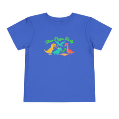 Dino Pizza Party Toddler Tee - Fun Dinosaur Graphic T-Shirt for Kids