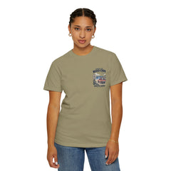 Where the Road Ends Long Island Unisex Garment-Dyed T-shirt