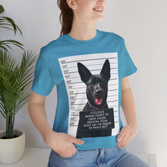 K9 Mugshot Personalized with your Dog T-Shirt