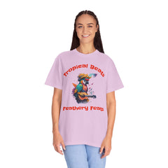 Tropical Beats Graphic T-Shirt — Feathery Feats Design