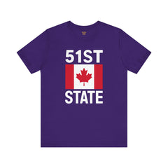 Short Sleeve Tee Canadian Humor Shirt 51st State