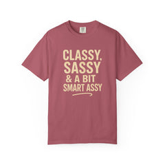 Classy Sassy T-shirt, Unisex Casual Top, Statement Tee, Gift for Her, Fashion Apparel, Birthday Humor Shirt