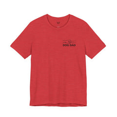 Dog Dad T-Shirt — Personalized Your Dog Image  Tee (Custom Name)