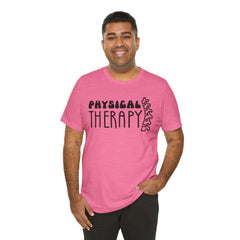 Physical Therapy Unisex Tee - Spine Graphic Gift for PT Student