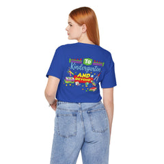Personalized Name Kindergarten Teacher T-Shirt —  Kindergarten and Beyond Graphic Tee