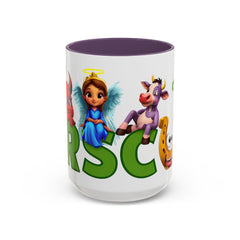 Russell Sage College Mascot Characters 11oz or 15 oz Ceramic Mug - Personalize your mug with your grad year by entering it in the notes field before you complete your purchase