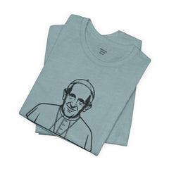 Pope Francis Tribute Tee - Faith, Service, Humility, 1936-2025