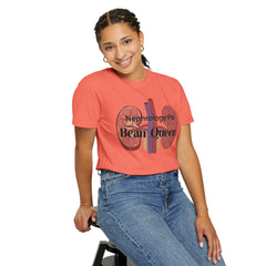 Nephrology Physician Assistant Bean Queen, Graphic Unisex Garment-Dyed T-shirt