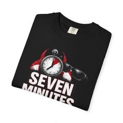 Seven Minutes Alarm Clock T-Shirt — Funny Resident Evil Retro Timer Graphic Tee