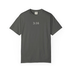 3:16 Quiet Faith T-Shirt — Minimal Christian Scripture