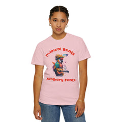 Tropical Beats Graphic T-Shirt — Feathery Feats Design