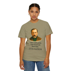 Louis Pasteur Portrait Tee – "I didn't create germs, I just warned you about them."
