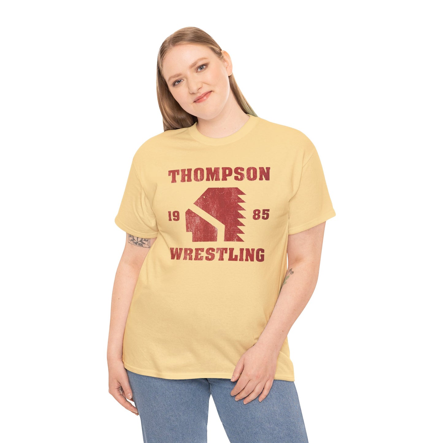 THOMPSON WRESTLING 1985, Unisex Heavy Cotton Tee