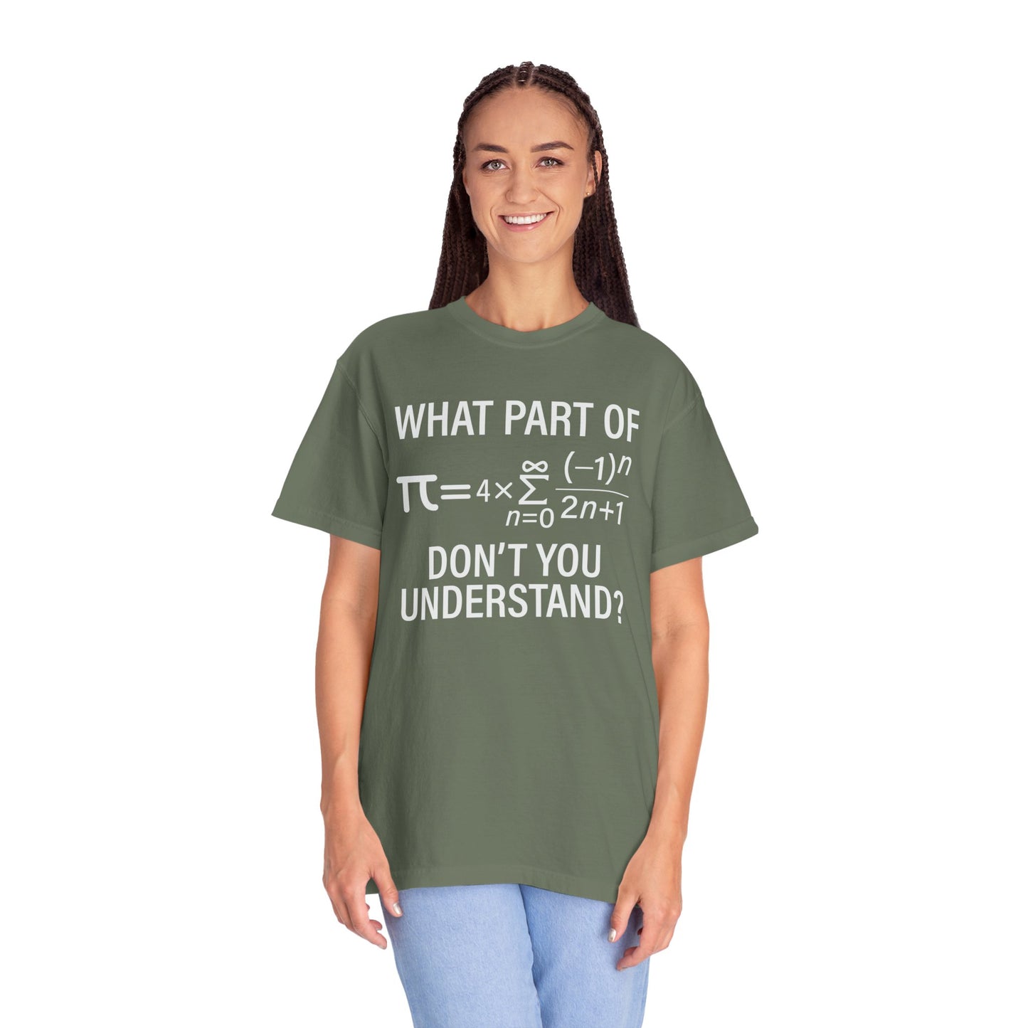 What Part of The Pi Equation Don't You Understand, Comfort Colors Unisex Garment-Dyed T-shirt