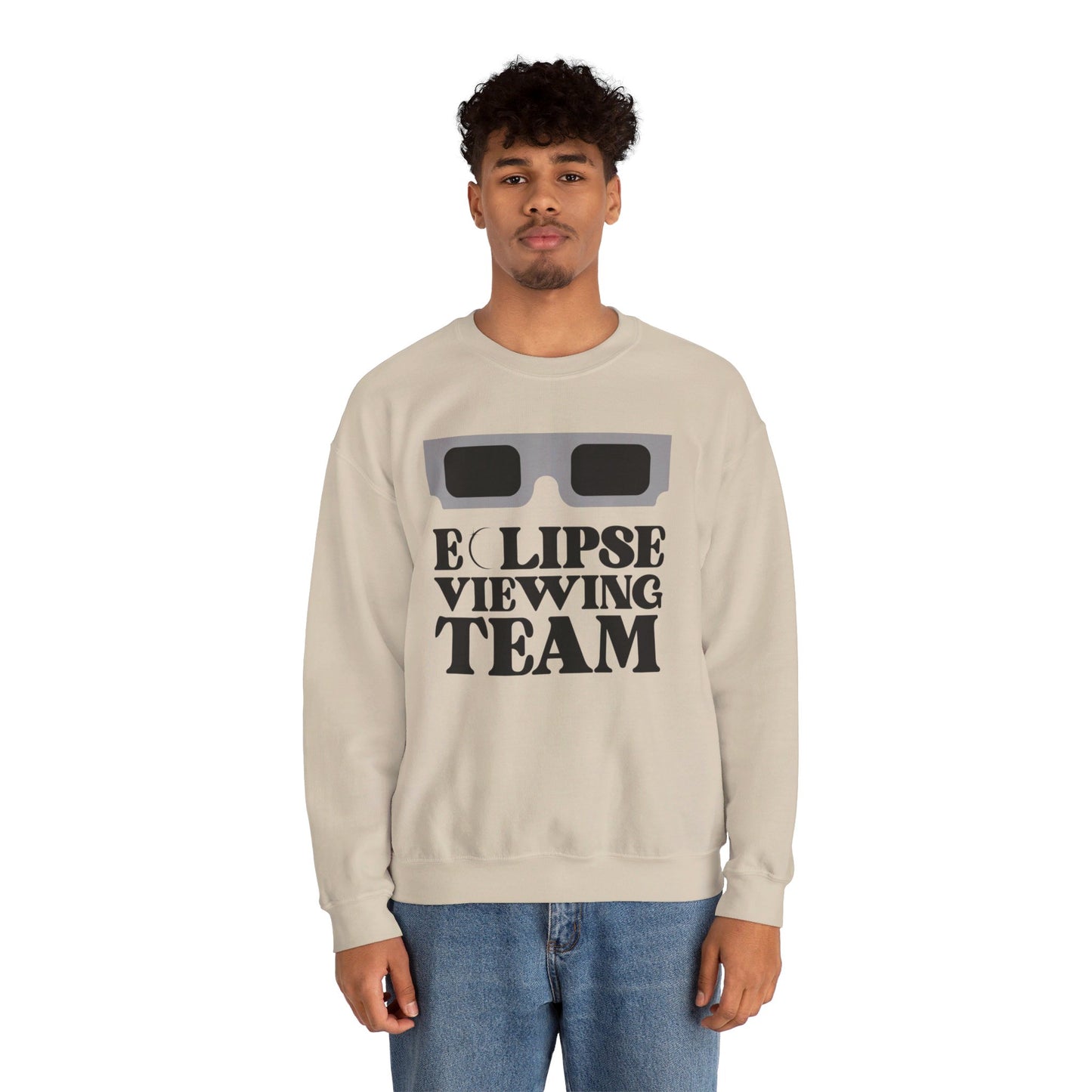 ECLIPSE VIEWING TEAM Unisex Crewneck Sweatshirt