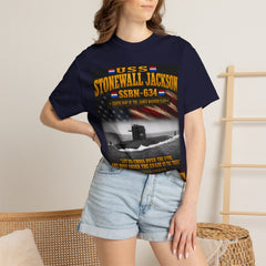 USS Stonewall Jackson SSBN-634 Submarine T-Shirt — Forty One For Freedom Military Tee