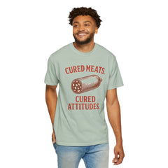 Cured Meats Graphic Tee - Funny Foodie Wear, Gift for Meat Lovers