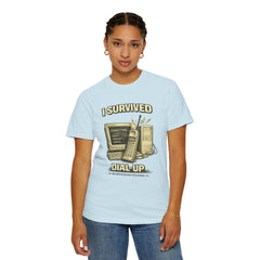 I Survived Dial-Up Vintage Tech T-Shirt