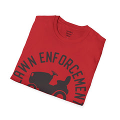 Lawn Enforcement Officer Unisex Softstyle T-Shirt What a unique gift idea for Fathers Day Birthday or any time of the year