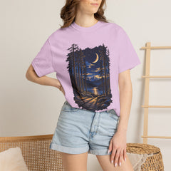 Moonlit Forest T-Shirt – Nature Lover Camping Shirt