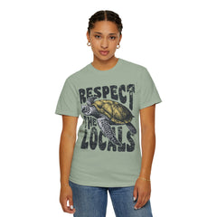 Respect the Locals T-Shirt — Sea Turtle Conservation Graphic Tee