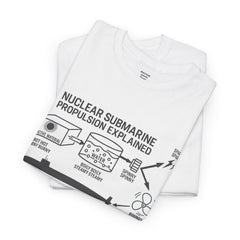 Nuclear Submarine Propulsion Explained Tee, Science Shirt, Geeky Gift, Educational Apparel, STEM Fashion, Nerdy T-Shirt
