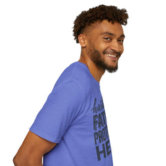 Husband Father Protector Hero Unisex Softstyle T-Shirt