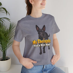 My Therapist Has A Wet Nose Personalized with your dog(s) image T-Shirt