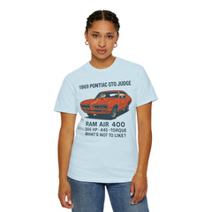 Retro Pontiac 1969 GTO Judge - Unisex Comfort Colors Garment Dyed T-Shirt